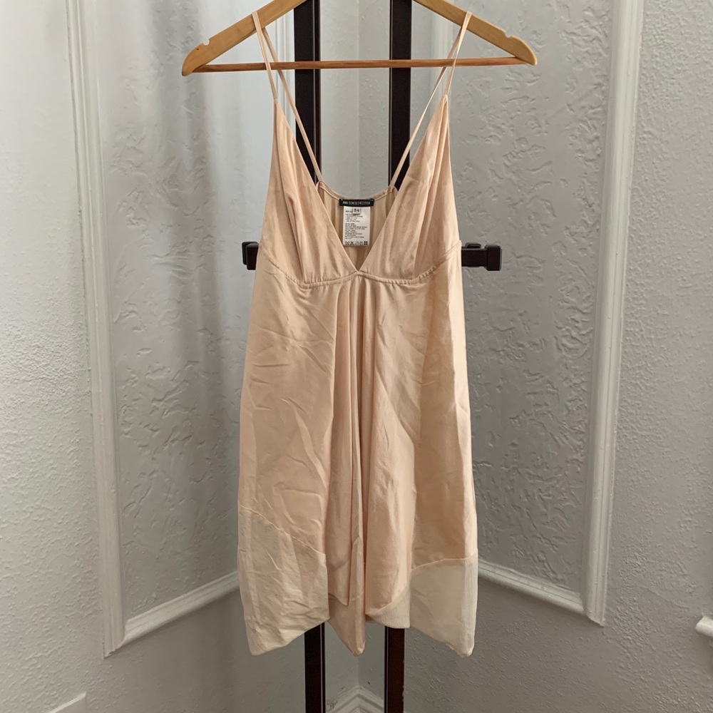 Ann Demeulemeester Silk Chemise/Slip